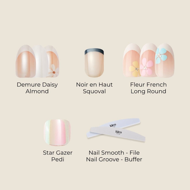 Press-On Intro Set: Summer Neutral