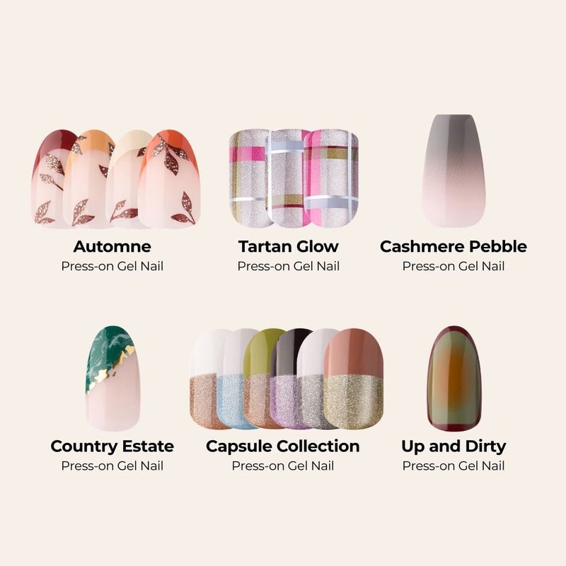 Prelaunch Autumn Heritage: Press-On Gel Nails
