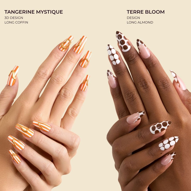 Prelaunch Bright & Bubbly: Glue-On Gel Nails