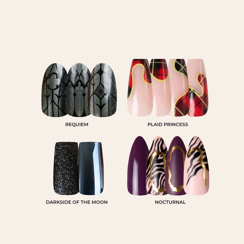 Prelaunch Moody Modern: Glue-On Gel Nails